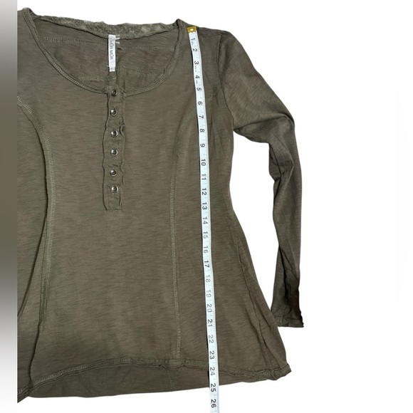 Mur Mur Long Sleve Shirt lg. Olive green WT24 - Picture 3 of 3